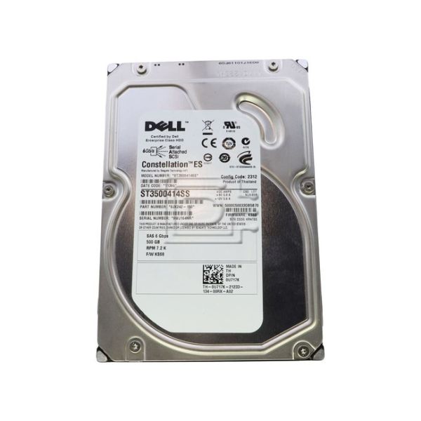 Seagate Constellation ST3500414SS 500GB 7.2K RPM SAS Hard Drive (ST3500414SS)