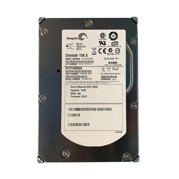 Seagate Cheetah ST373455SS 73GB 15K RPM SAS 3Gb/s 16MB 3.5 Hard Drive (ST373455SS)