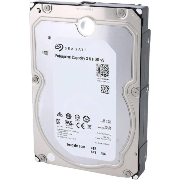 Seagate Exos 7E8 4TB SAS 12Gb/s 3.5 Hard Drive (ST4000NM0095)