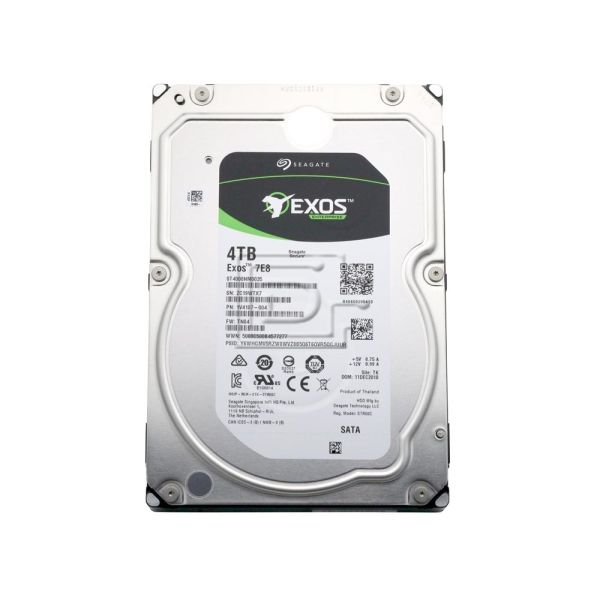 Seagate Exos 7E8 ST4000NM0105 4TB 7.2K RPM SATA 6Gb/s 512n 128MB 3.5 SED-FIPS Hard Drive (ST4000NM0105)