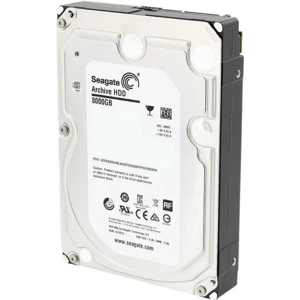 Seagate Archive ST8000AS0002 8TB 5.9K RPM SATA 6Gb/s 128MB 3.5 Hard Drive (ST8000AS0002)