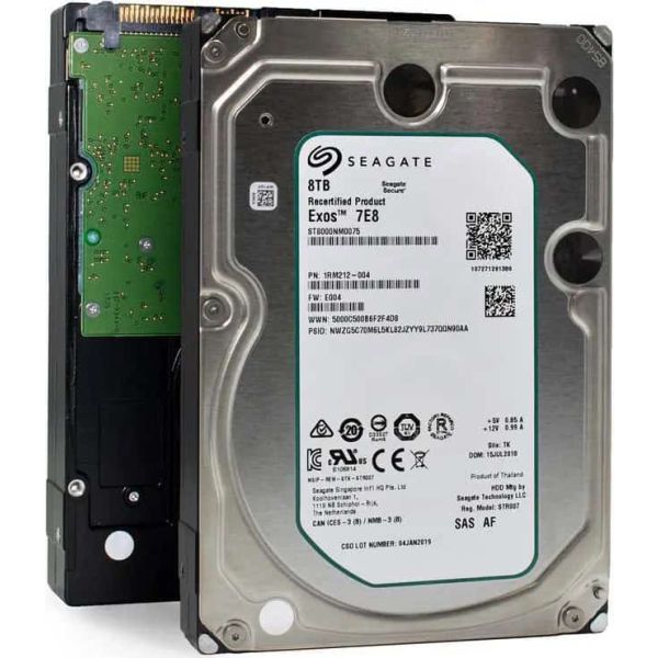 Seagate Exos 7E8 ST8000NM0075 8TB 7.2K RPM SAS 12Gb/s 256MB 3.5 Hard Drive (ST8000NM0075)