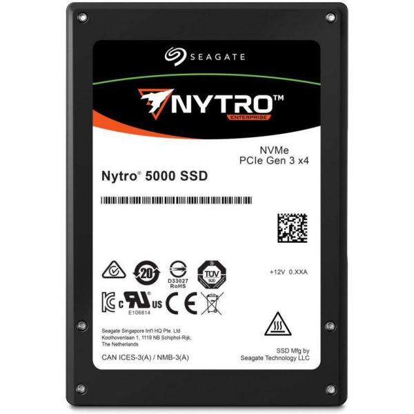Seagate Nytro 5000 XP1600HE10002 1.6TB PCIe Gen 3.0 x4 4GB/s 2.5 Mixed Use Solid State Drive (XP1600HE10002)