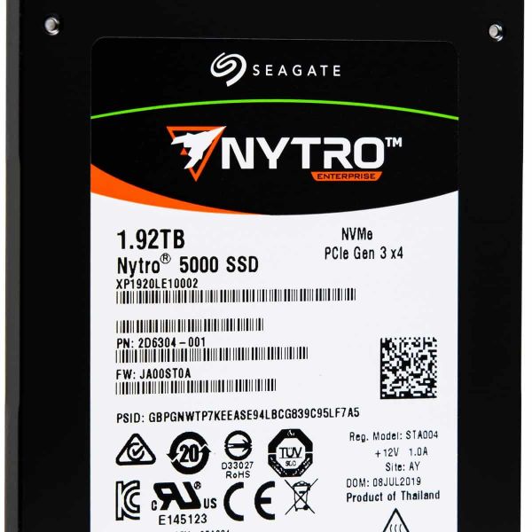Seagate Nytro 5000 XP1920LE10002 1.92TB PCIe Gen 3.0 x4 4GB/s 2.5 Read Intensive Solid State Drive (XP1920LE10002)