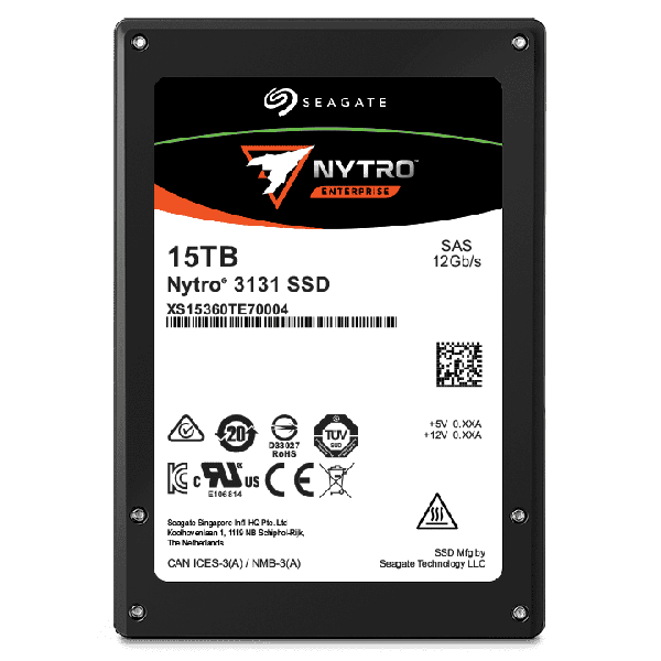 Seagate Nytro 5000 XP960LE30012 960GB PCIe Gen 3.0 x4 4GB/s M.2 SED Solid State Drive (XP960LE30012)