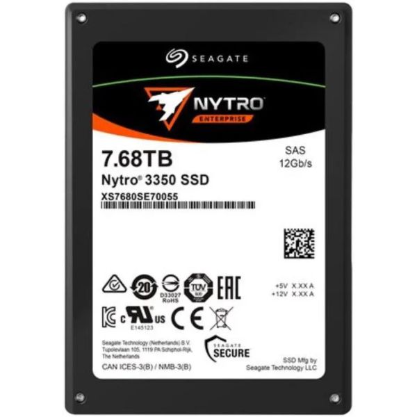 Seagate Nytro 3332 XS7680SE70055 7.68TB 1 DWPD SAS 12Gb/s 3D TLC 2.5in Solid State Drive (XS7680SE70055)