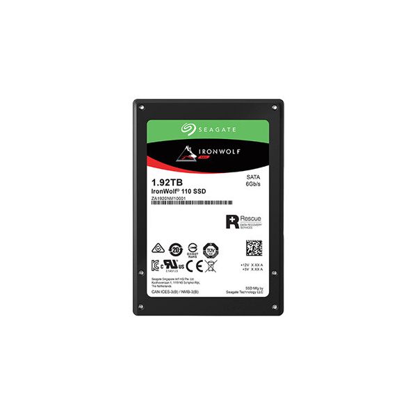 Seagate IronWolf 110 ZA1920NM10001 1.92TB SATA 6Gb/s 3D TLC 2.5in Solid State Drive (ZA1920NM10001)