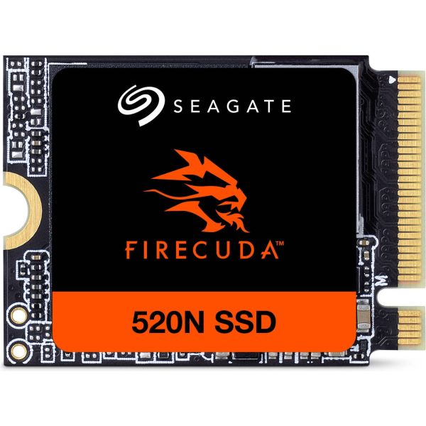 Seagate FireCuda 520N ZP1024GV30002 1TB 600TB TBW PCIe Gen 4 ×4 NVMe 1.4 8GB/s M.2 2230-S2 SSD (ZP1024GV30002)