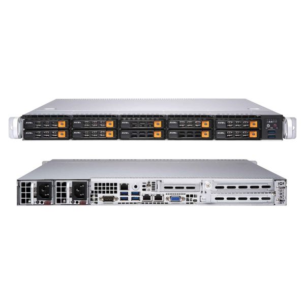 Super Micro Supermicro AS-1114S-WN10RT 1U Server AMD EPYC 7742 64-Core 16x DDR4 DIMM 10x Front 2.5 Bay 2x750W Refurbished (AS-1114S-WN10RT-REF)