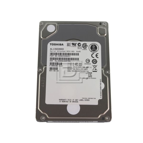 Toshiba AL13SE AL13SEB900 900GB 10K RPM SAS 6Gb/s 64MB 2.5 Hard Drive (AL13SEB900)