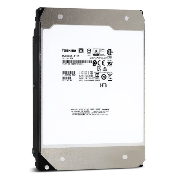 Toshiba MG07ACA14TEY 14TB 7.2K RPM SATA 3.5in Hard Drive (MG07ACA14TEY)