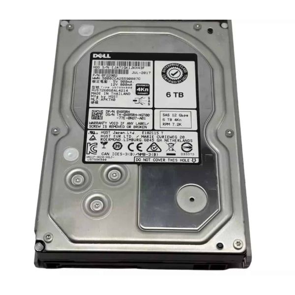 Toshiba 6TB SAS 12Gb/s 7.2K RPM 3.5" Harde Schijf (Dell 0XXPPV) (XXPPV-0XXPPV_G14)