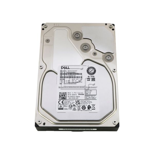 Toshiba / Dell MG06 MG06SCA600EY 6TB 7.2K RPM SAS 12Gb/s 512e 3.5in Hard Drive (XXPPV-MG06SCA600EY)