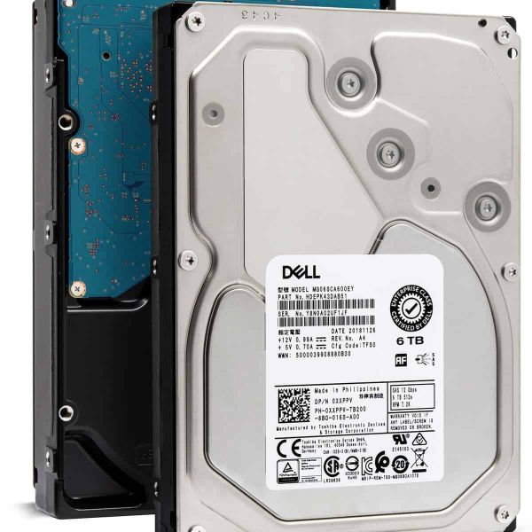 Toshiba / Dell G14 MG06SCA600EY 6TB 7.2K RPM SAS 12Gb/s 512e 3.5in Hard Drive (XXPPV-MG06SCA600EY_G14)