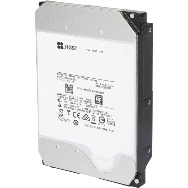 Western Digital HGST Deskstar NAS 10TB 7.2K RPM SATA (HDN721010ALE604)