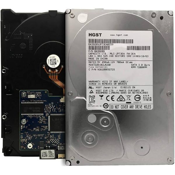 Western Digital HGST Ultrastar A7K2000 1TB 7.2K RPM SATA Hard Drive (HUA722010CLA330_0A39289)