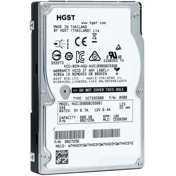 Western Digital Ultrastar C10K1200 1.2TB 10K RPM SAS Hard Drive (HUC101212CSS601_0B28521)
