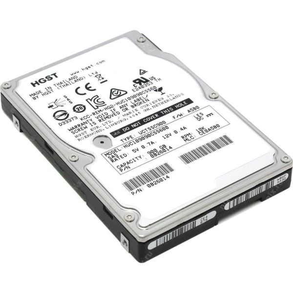 Western Digital HGST Ultrastar C10K900 HUC109090CSS600 0B26014 900GB 10K RPM SAS 6Gb/s 64MB 2.5 Hard Drive (HUC109090CSS600_0B26014)