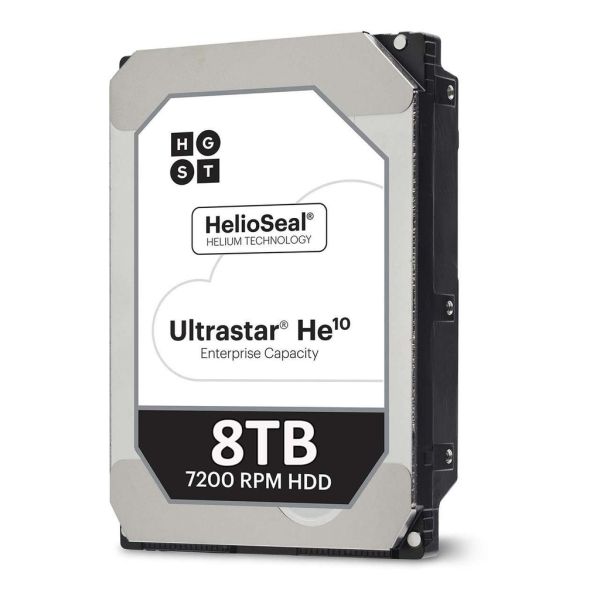 Western Digital HGST Ultrastar He10 HUH721008AL4200 0F27406 8TB 7.2K RPM SAS 12Gb/s 4Kn 256MB 3.5 ISE Hard Drive (HUH721008AL4200)