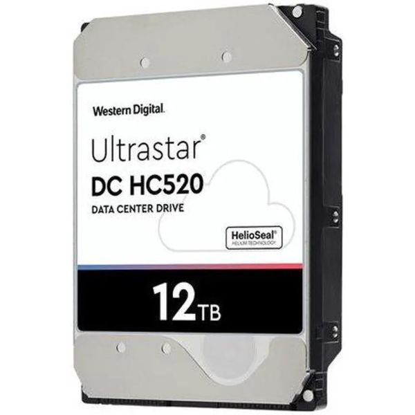 Western Digital WD Ultrastar DC HC520 HUH721212AL4204 0F29579 12TB 7.2K RPM SAS 12Gb/s 4Kn 3.5in Refurbished HDD (HUH721212AL4204-0F29579_SR)