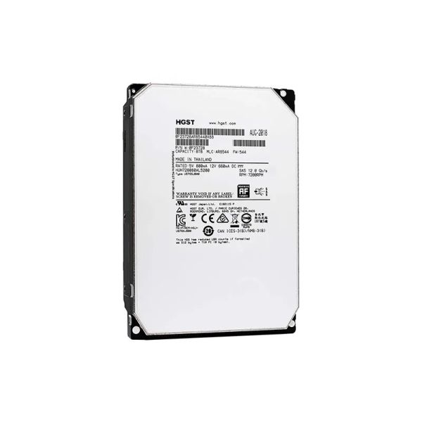 Western Digital HGST Ultrastar He8 HUH728080AL5200 0F23268 8TB 7.2K RPM SAS 12Gb/s 128MB 3.5 Hard Drive (HUH728080AL5200)