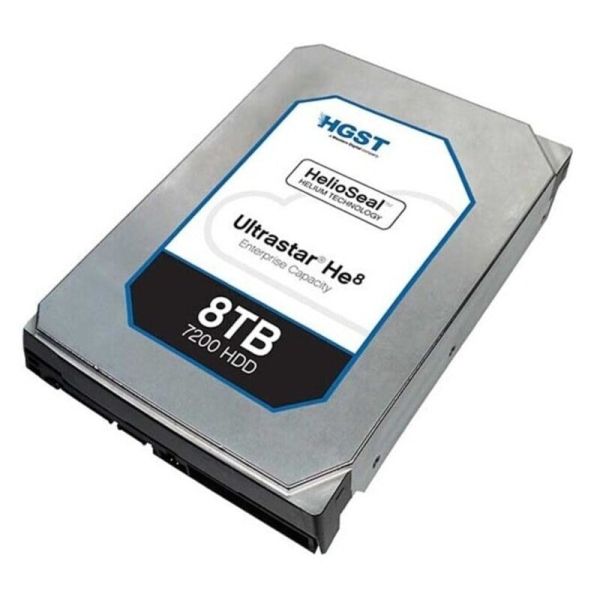 Western Digital Ultrastar He8 HUH728080ALE604 0F25721 8TB 7.2K RPM SATA 6Gb/s 512e SE 3.5in Hard Drive (HUH728080ALE604)