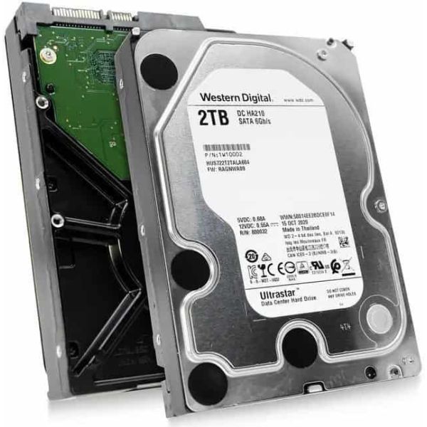 Western Digital HGST Ultrastar 7K2 HUS722T2TALA604 1W10002 2TB 7.2K RPM SATA 6Gb/s 512n 128MB 3.5 SE Hard Drive (HUS722T2TALA604_1W10002)