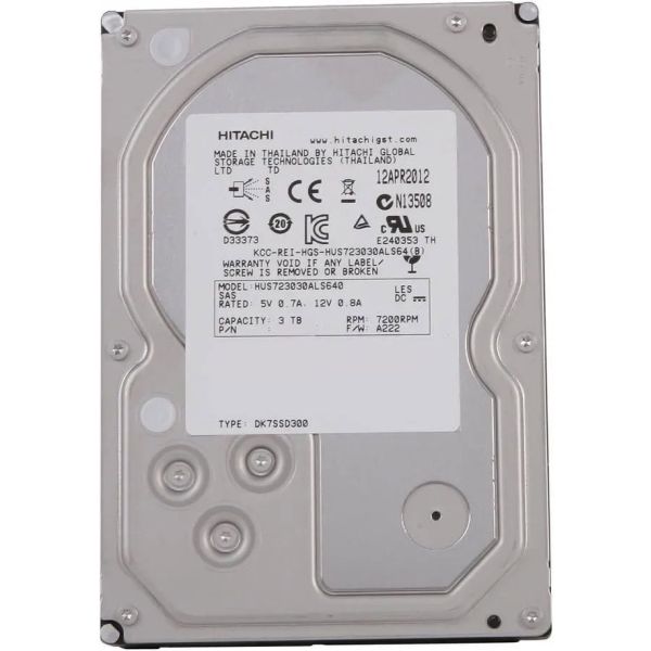 Western Digital HGST Ultrastar 7K3000 3TB SAS Harde Schijf (HUS723030ALS640_0B26311)
