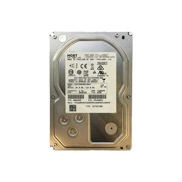 Western Digital HGST Ultrastar 7K3000 HUS723030ALS641 3TB 7.2K RPM SAS 6Gb/s 3.5 Hard Drive (HUS723030ALS641)