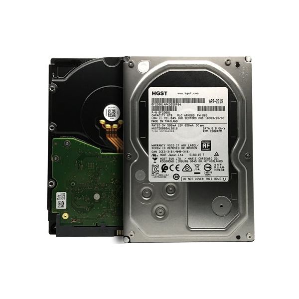 Western Digital HGST Ultrastar 7K6000 HUS726060ALE610 0F23001 6TB 7.2K RPM SATA 6Gb/s 512e 128MB 3.5 ISE Refurbished HDD (HUS726060ALE610-0F23001_PWR-REF)