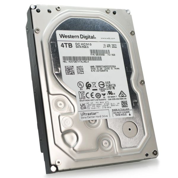Western Digital Ultrastar DC HC310 4TB 7.2K RPM SATA (HUS726T4TALA6L4)