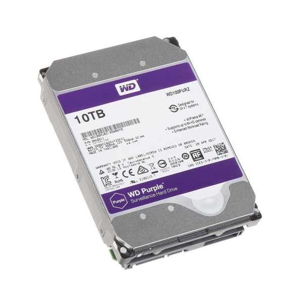 Western Digital Purple 10TB Surveillance Hard Drive (WD100PURZ)