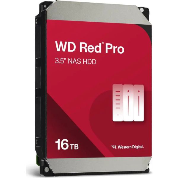 Western Digital Red Pro 16TB 7.2K SATA 3.5in NAS Hard Drive (WD161KFGX-REC)