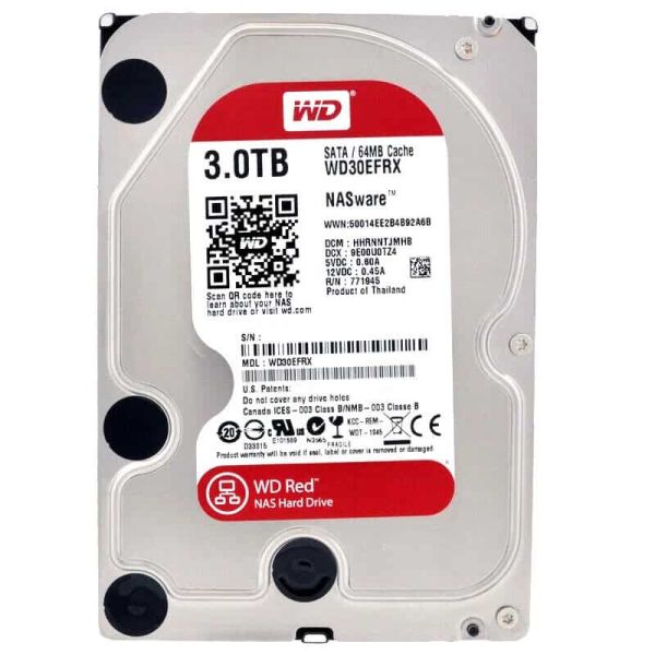 Western Digital Red 3TB NAS Hard Drive (WD30EFRX)