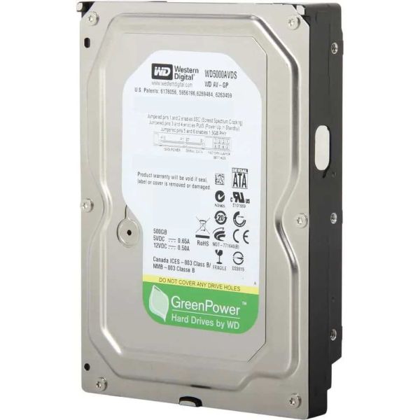 Western Digital AV-GP WD5000AVDS 500GB 3.5 inch SATA Hard Drive (WD5000AVDS)