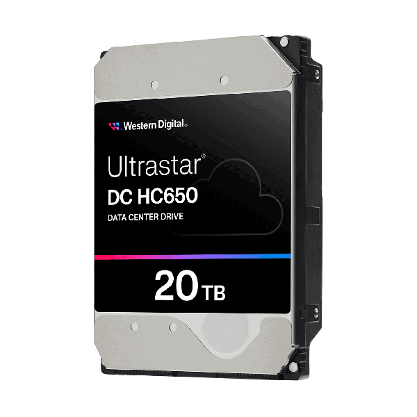 Western Digital Ultrastar DC HC650 WSH722020AL4204 20TB 7.2K RPM SAS 12Gb/s 4Kn 3.5in Hard Drive (WSH722020AL4204)
