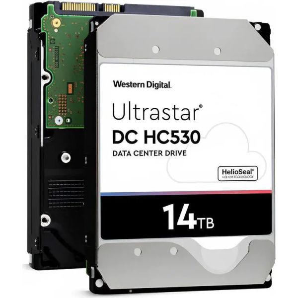 Western Digital Ultrastar DC HC530 14TB 7.2K RPM SATA Hard Drive (WUH721414ALE6L1)