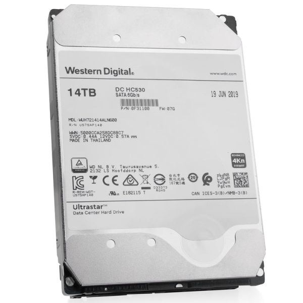 Western Digital Ultrastar DC HC530 14TB 7.2K RPM SATA (WUH721414ALN600)