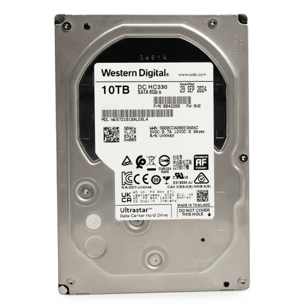 Western Digital Ultrastar DC HC330 10TB 7.2K SATA 3.5 (WUS721010ALE6L4_0B42266-REF)