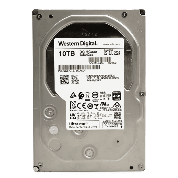 Western Digital Ultrastar DC HC330 10TB 7.2K SATA (WUS721010ALN6L4)