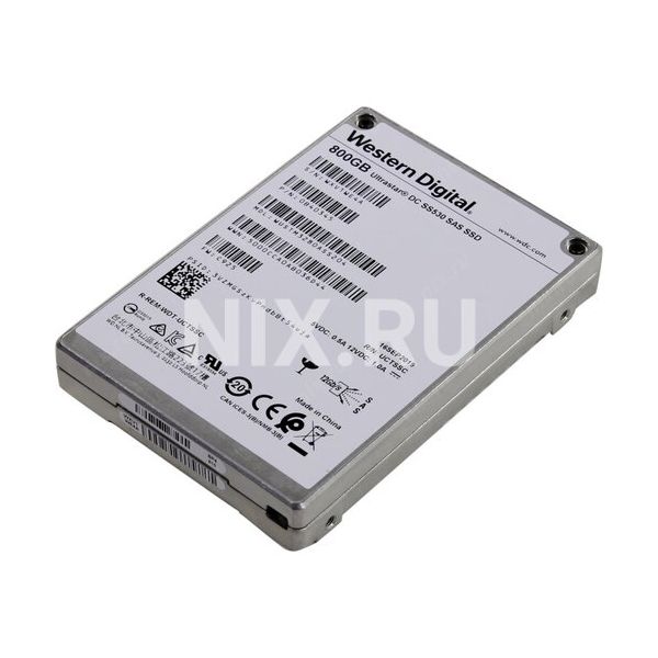 Western Digital Ultrastar DC SS530 WUSTM3280ASS204 0P40432 800GB 10 DWPD SAS 12Gb/s 3D TLC 2.5in SSD (WUSTM3280ASS204)