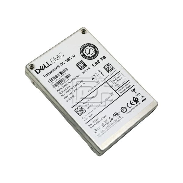 Western Digital Ultrastar DC SS530 WUSTR1519ASS200 1.92TB 1 DWPD SAS 12Gb/s 3D TLC 2.5in Solid State Drive (WUSTR1519ASS200)