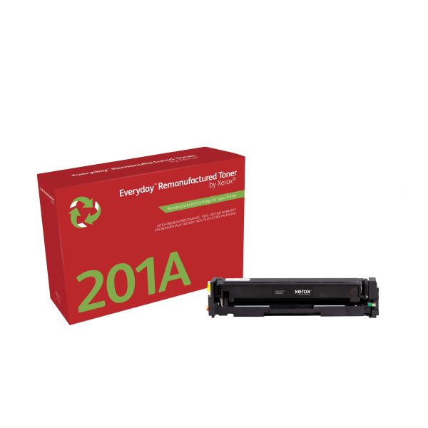 Everyday ™ Zwart Remanufactured Toner van Xerox compatible met HP 201A (CF400A), Standaard capaciteit (006R03455) Everyday ™ Zwart Remanufactured Toner van Xerox compatible met HP 201A (CF400A), Standaard capaciteit (006R03455)