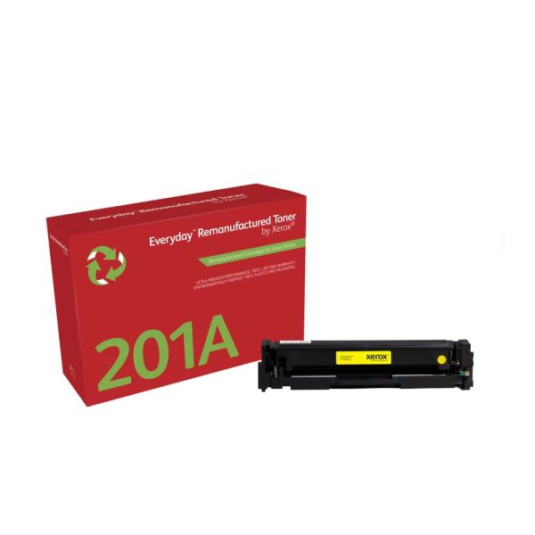 Everyday Remanufactured Geel Toner van Xerox vervangt HP 201A (CF402A), Standaard Capaciteit (006R03459)