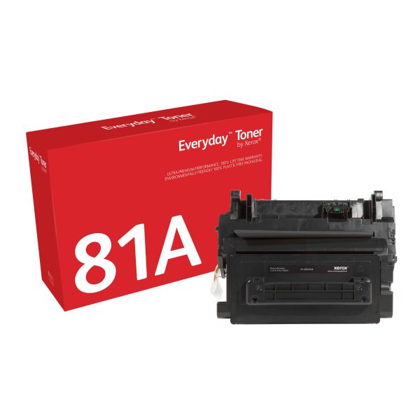 Everyday Zwart Toner vervangt de HP 81A (CF281A/ CRG-039) (006R03648)