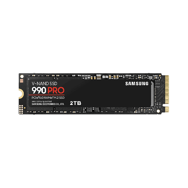 Samsung 990 PRO NVMe SSD 2 TB M.2 PCIe 4.0 3D NAND TLC + BE QUIET M.2 SSD Cooler MC1 (MZ-V9P2T0BW+BZ002)