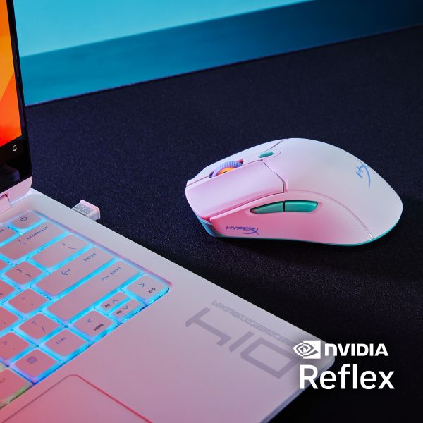 HyperX Pulsefire Haste 2 Core Wls - gaming muis (wit/grn/prs)