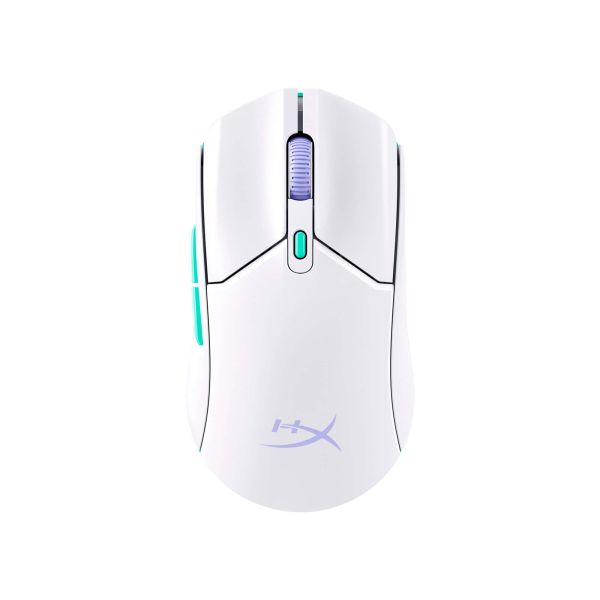HyperX Pulsefire Haste 2 Core Wls - gaming muis (wit/grn/prs) (8R2E7AA)