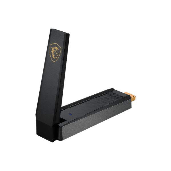 MSI AXE5400 netwerkkaart WLAN 2402 Mbit/s (GUAXE54) MSI AXE5400 netwerkkaart WLAN 2402 Mbit/s (GUAXE54)