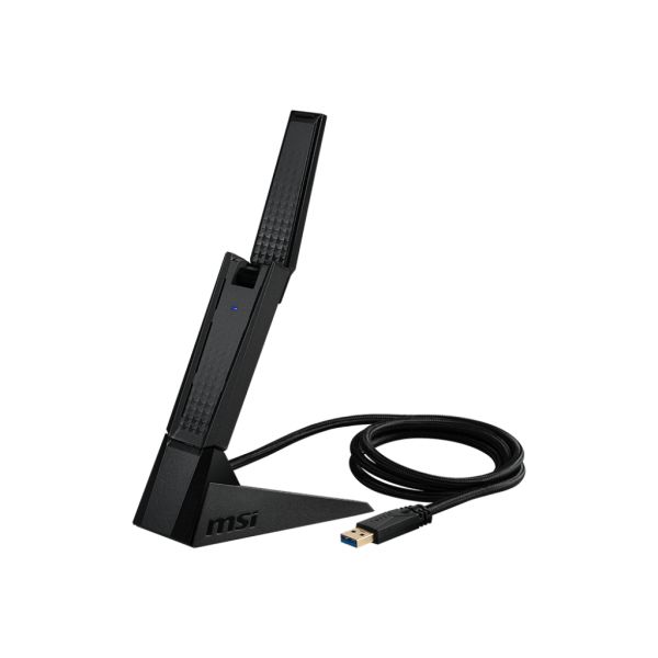 MSI AXE5400 netwerkkaart WLAN 2402 Mbit/s (GUAXE54) MSI AXE5400 netwerkkaart WLAN 2402 Mbit/s (GUAXE54)